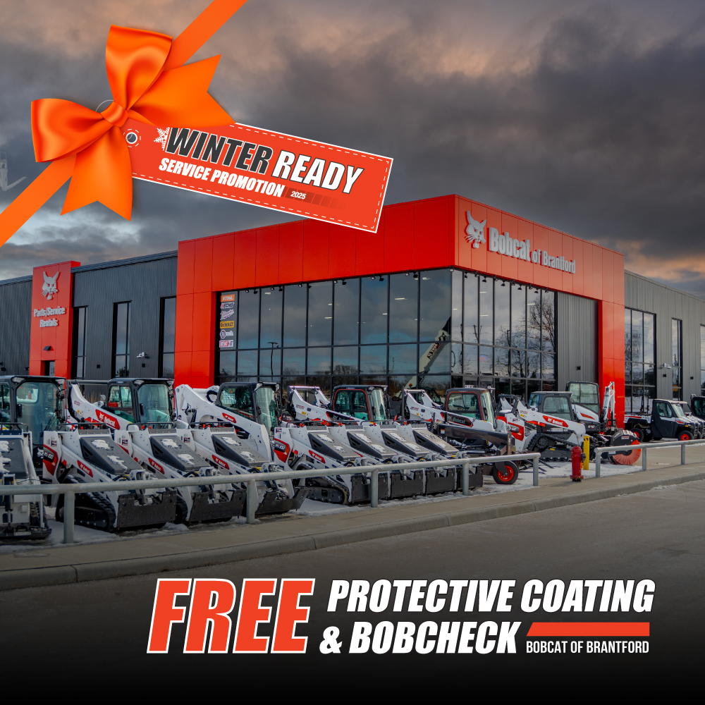 Bobcat of Brantford Winter Ready Service Promotion - Save on your service at Bobcat of Brantford